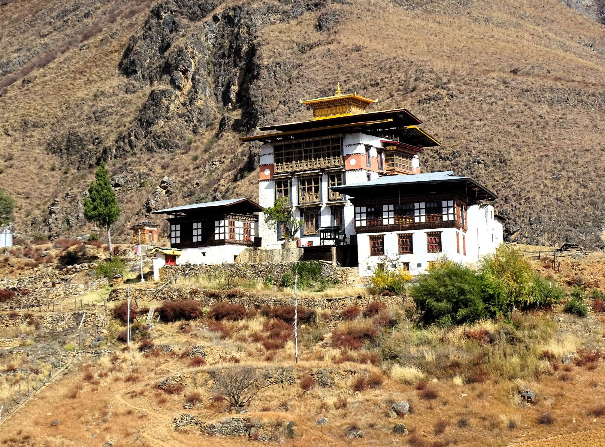 Tamchog Lhakhang, Paro, Bhutan