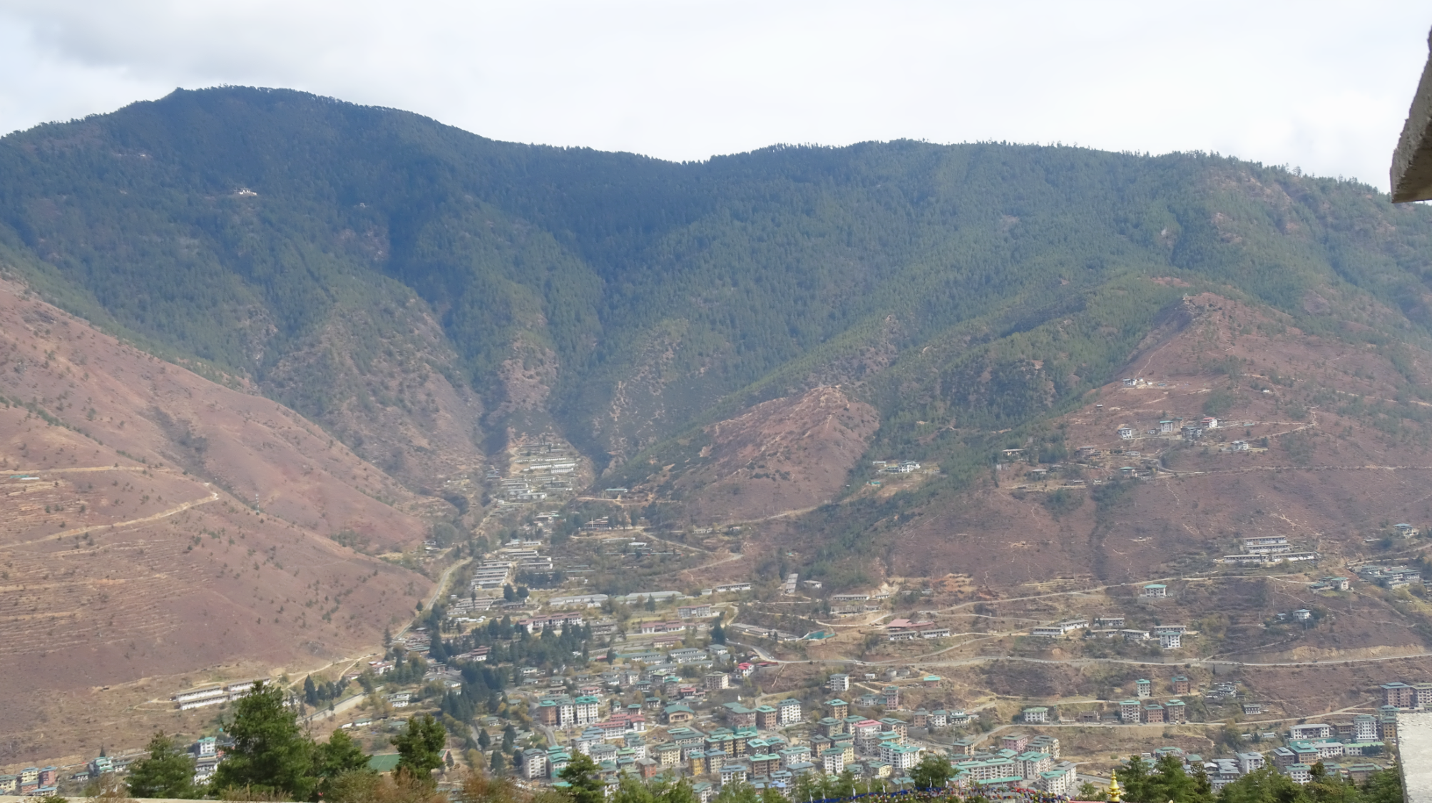 View from Buddha Dordenma, Thimphu, Bhutan