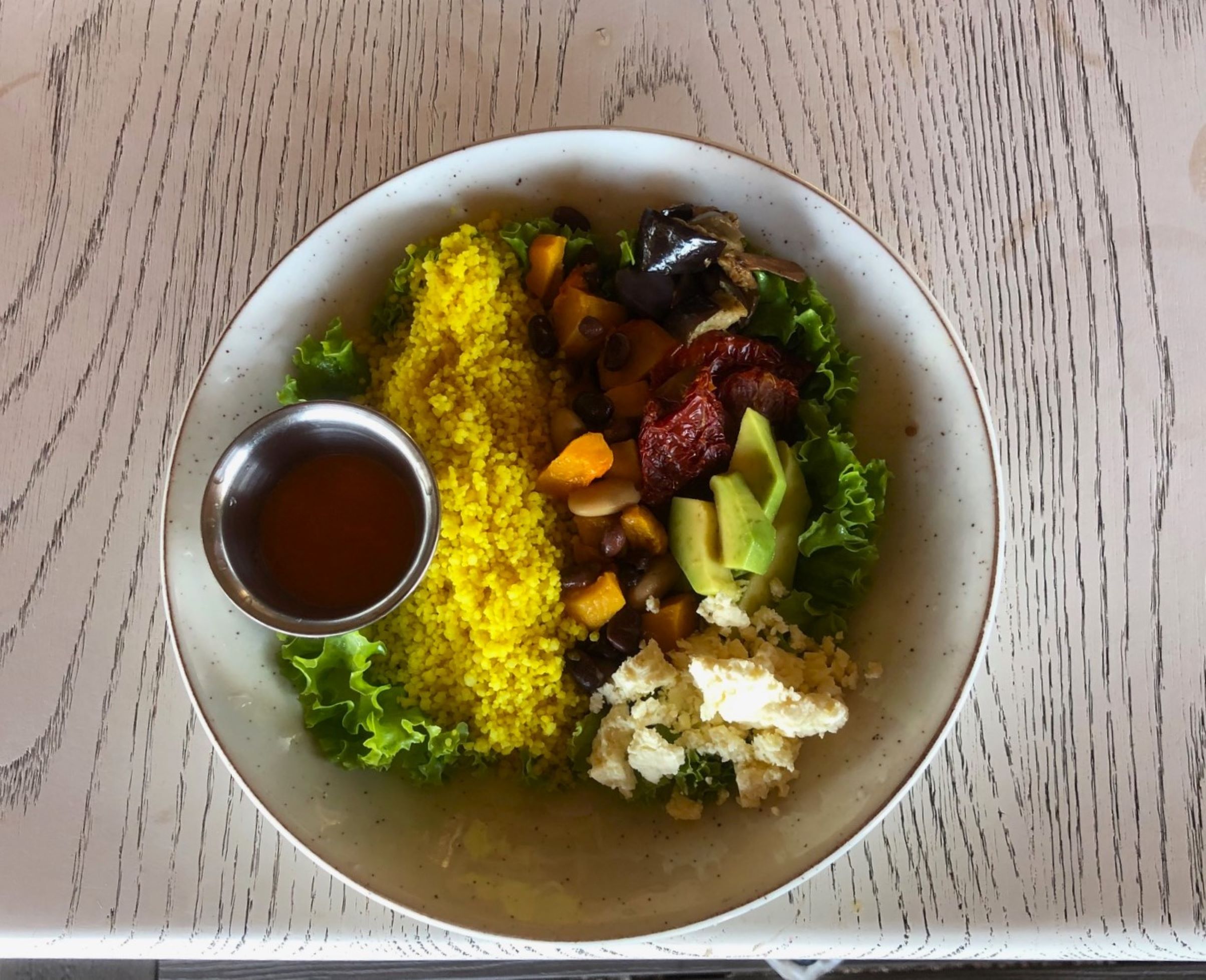 Roasted Eggplant and Cous Cous Salad