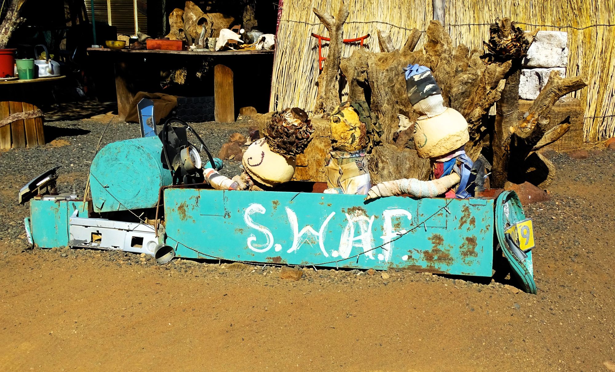 Politics, Garas Park Rest Camp, Keetmanshoop, Namibia