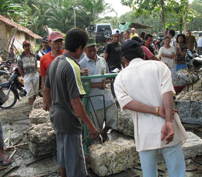 Rubber Market, North Sumatra, Indonesia